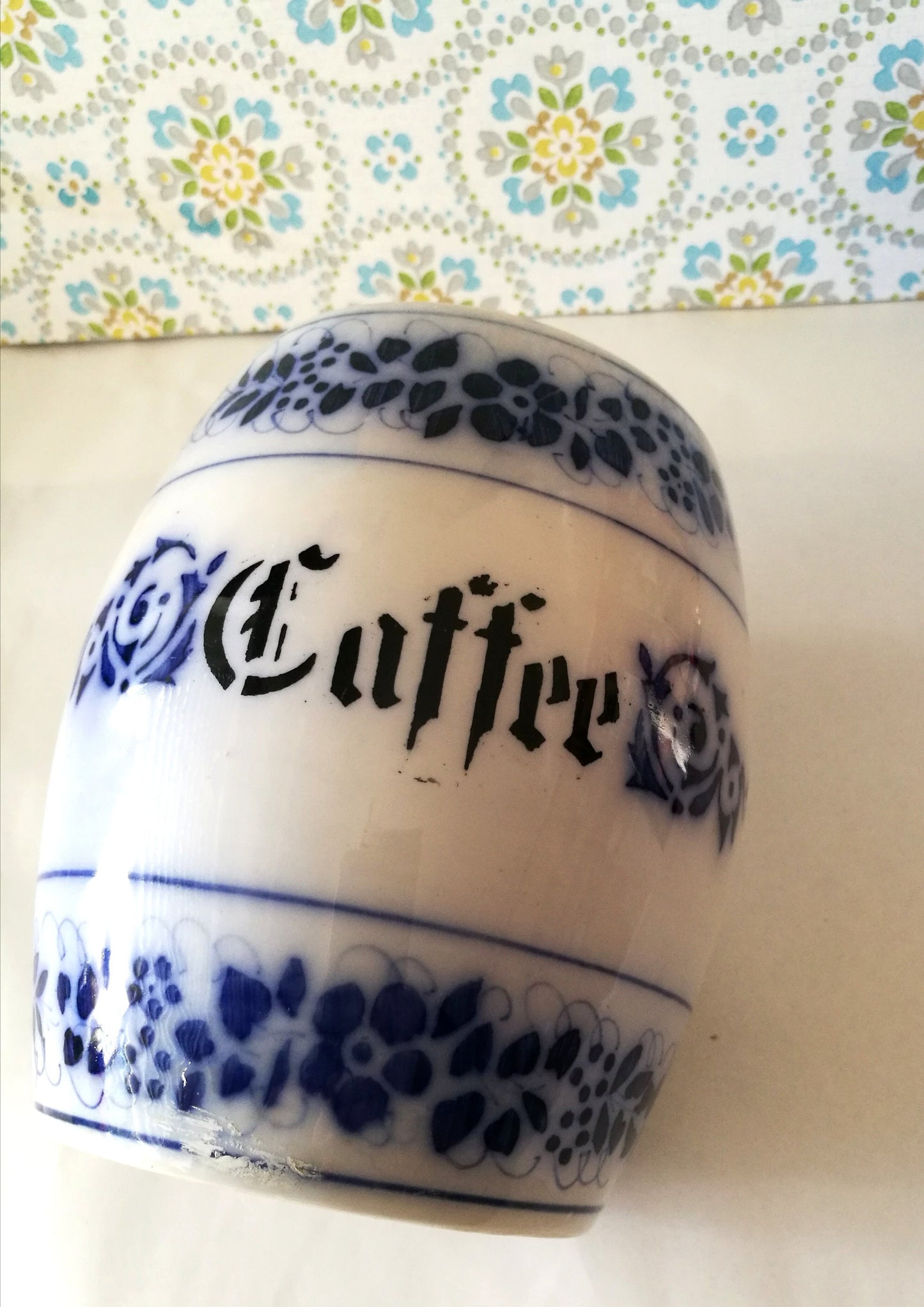 Kaffee und Reis Behälter Keramik sehr alt VINTAGE