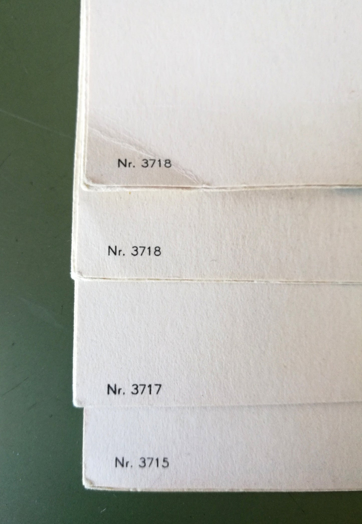 4 Grußkarten aus den 1950er/60er Jahren VINTAGE Herzlichen Glückwunsch