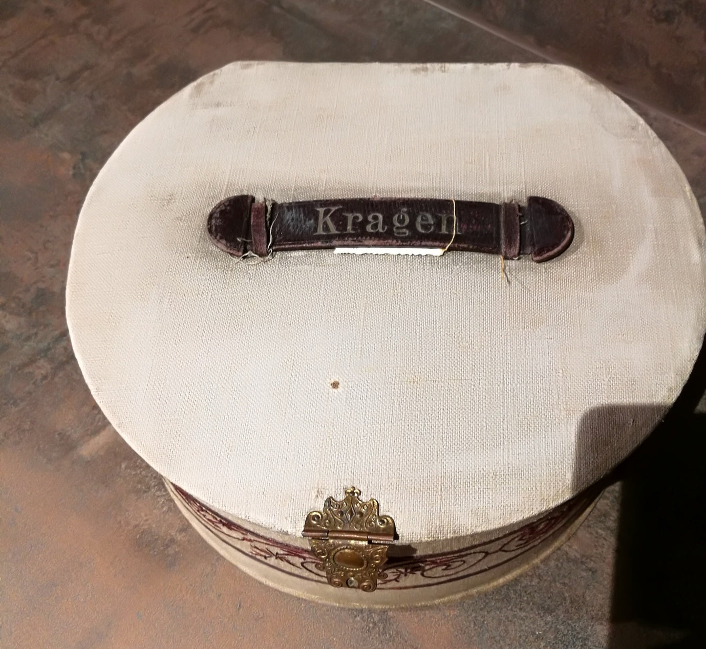 Behälter für Kragen ca 1920 Vintage