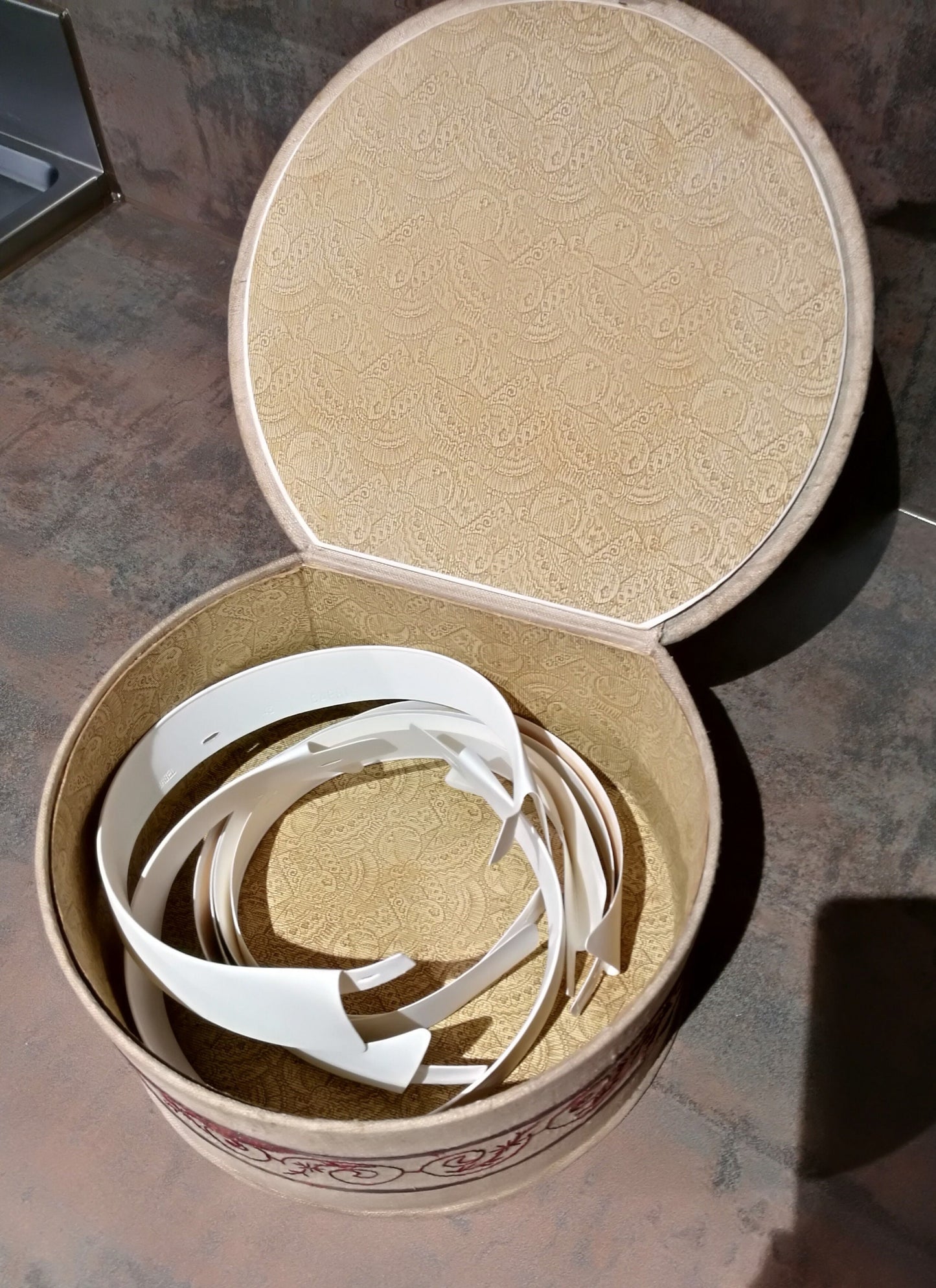 Behälter für Kragen ca 1920 Vintage