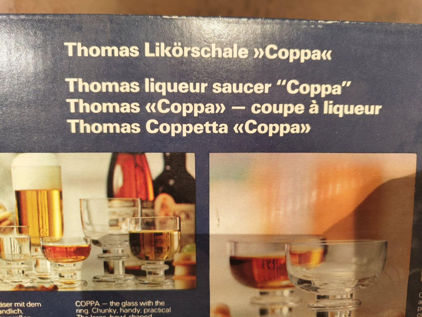 6 Thomas Likörschalen "Coppa" VINTAGE unbenutzt im Originalkarton