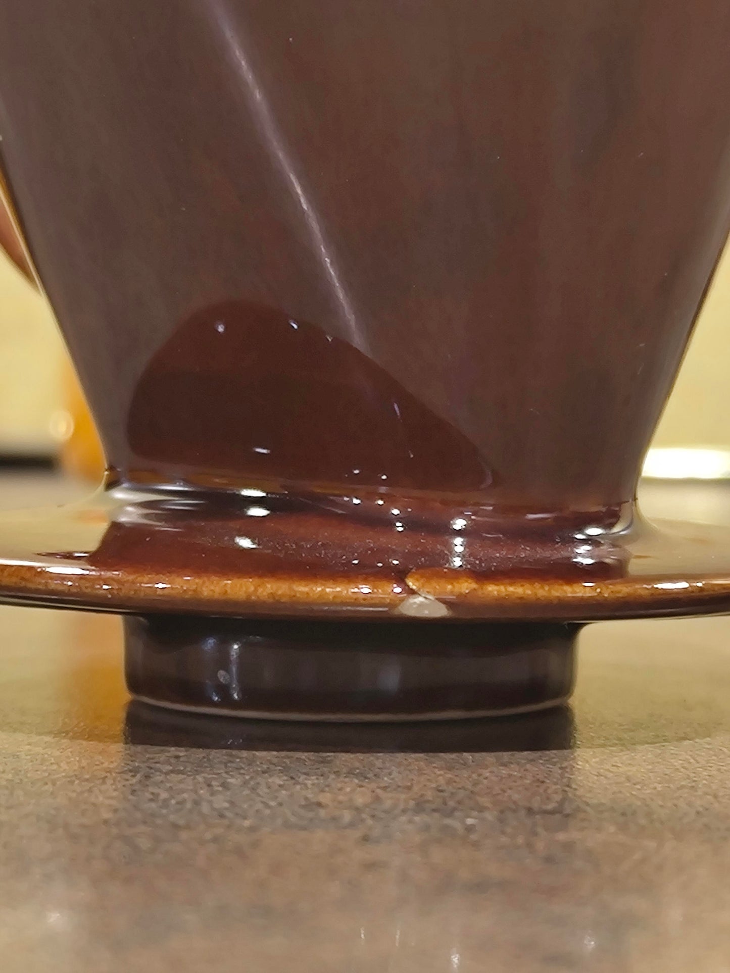 Melitta Puppengeschirr gelb braun 1970er 18 Teile mit Kanne und Filter für 4 Personen