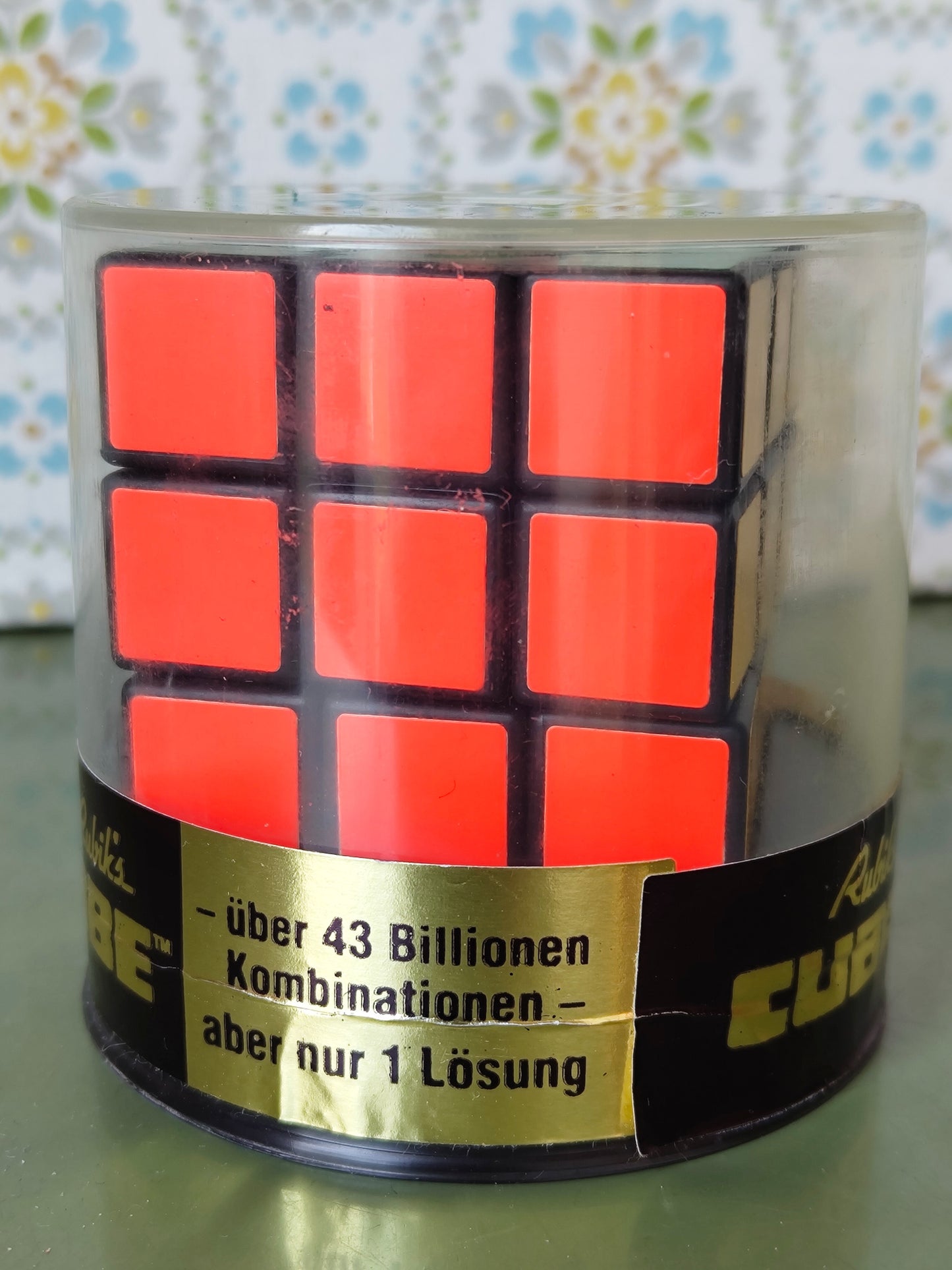 Rubi's Cube Zauberwürfel original verpackt 1980 ungeöffnet VINTAGE