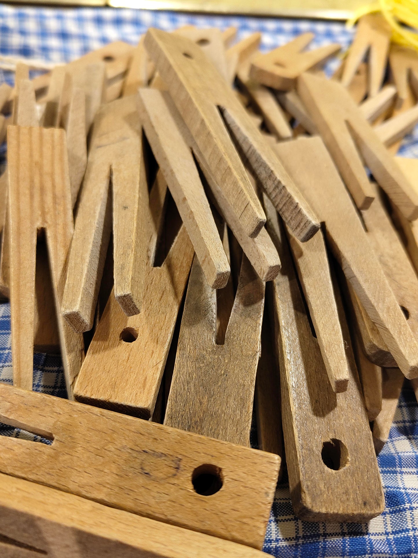 Waeschklammern im Beutel