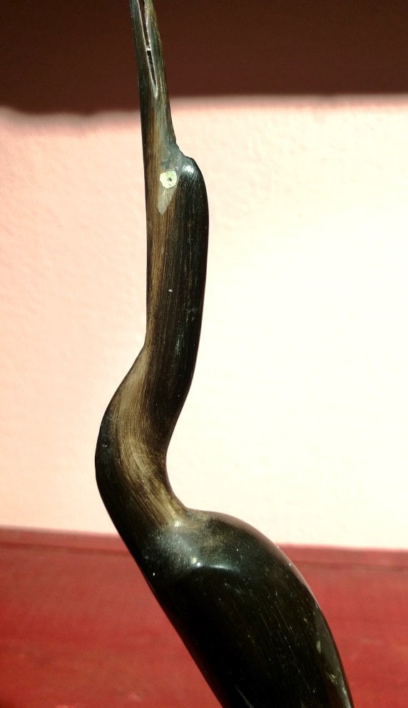 Kranich Reiher Horn 1950er VINTAGE