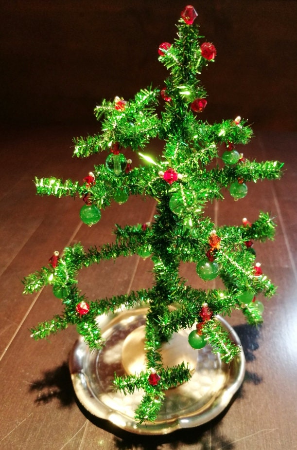 Weihnachtsbaum Rot Grün Swarovsky UNIKAT