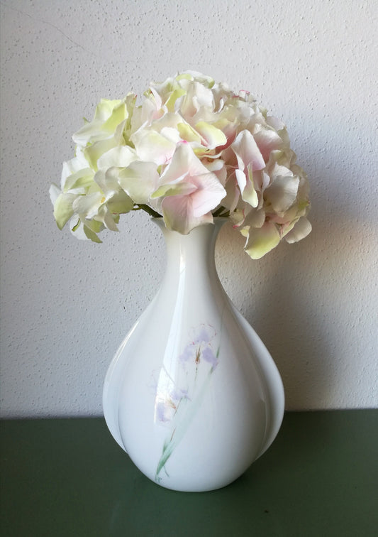 Seltmann Vase mit zarten Lilien Dekor VINTAGE